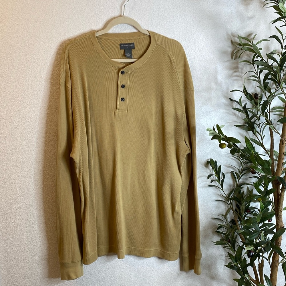 Mens Henley Longsleeve XL